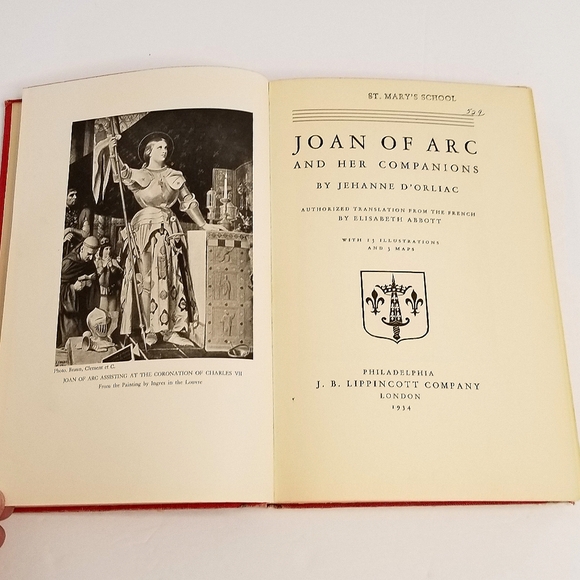 Joan of Arc and Her Companions by Jehanne D'Orliac 1st Edition 1934 - Picture 3 of 8